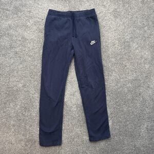 Nike Sweatpants Mens Small Navy Blue BV2707-410 Fleece Joggers Athletic Pants